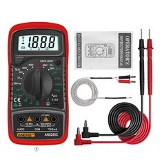 ANENG AN8205C cyfrowy multimetr AC/DC Amperomierz Volt Ohm Tester Meter Multimetro Z termoparą podświetlenie LCD