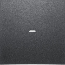 KNX e/s B.x Klawisz z soczewką do modułu przycisku 1-kr, antracyt mat, lak. 80960285