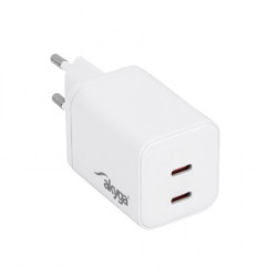 Zasilacz 2xUSB typu C - 5-20V/2,25-3A 45W - Akyga AK-CH-29