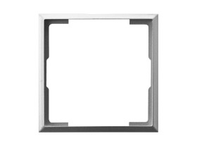 ARIA Ramka ozdobna do gniazd: wtyczkowych pojedynczych teleinformatycznych i ściemniaczy srebro RO-2U/18 OSPEL