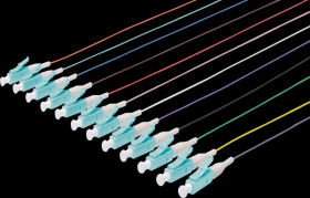 DK-25332-02/3 colored pigtails, LC OM3 50/125 µ, Simplex
