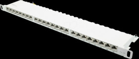 GC-N0143 19" Patchpanel, 24-Port, Kat.6a, 0,5 HE