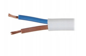 Przewód OMY 2x1.00 BIAŁY 300/300V