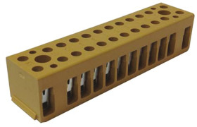 Listwa zaciskowa 12-żyłowe Weidmuller rozmiar żyły 22 → 12 AWG Śruba KrG Montaż bezpośredni