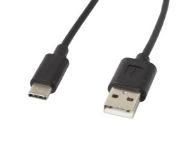 Przewód połączeniowy USB 2.0 HighSpeed 1,8m USB-C - USB A CA-USBO-10CC-0018-BK