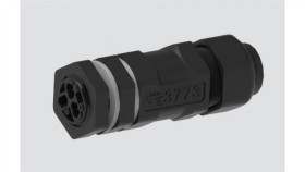 3773-3P/G Szybkozłącze Hermetyczne Ip66/Ip68 Z Nakrętką Szare A.A.G. Stucchi