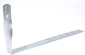 Uchwyt pod dachówkę L-415 H-150mm nierdzewny skręcony z zaczepami 11.3/Z NI /91102505/