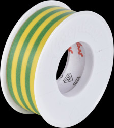 2057 VDE Electrical insulation tape, 10 m, 19 mm, green-yellow