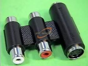 GNIAZDO (SVHS+2xRCA) PODWÓJNE