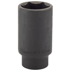 Draper Expert 35518 32mm 1/2 Square Drive Hi-torq Hexagon Deep Impact Socket&quot;