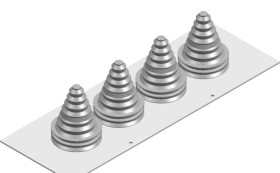 Płyta dławnicy, 2mm x 986mm, materiał: Plastik, ABB