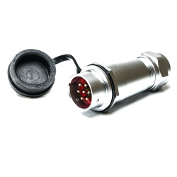 Złącze okrągłe 7-pinowe M20 Kabel Gniazdo RS PRO Męski IP67 SF20