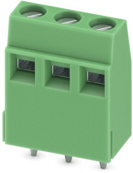 PCB terminal, 3 pole, pitch 5.08 mm, AWG 26-16, 13.5 A, screw connection, green, 1731831