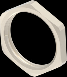 Counter nut, PG11, Clamping range 10 to 14 mm, IP68, gray, 1SNG608019R0000