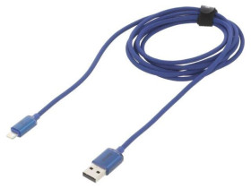 Kabel USB 2.0 Apple Lightning wtyk - USB A wtyk 2m niebieski CAJY000103