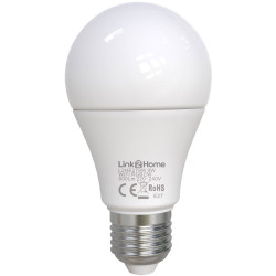 Link2Home L2HE279W Wi-Fi LED ES (E27) Opal GLS Dimmable Bulb Whi &#x2B; RGB 800 lm 9W