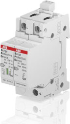 Urządzenie ochrony przeciwprzepięciowej 275 V na szynę DIN ABB Urządzenie ochrony przeciwprzepięciowej 40kA