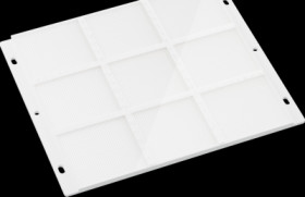 Reflector, 262 x 226 x 9 mm for reflected light barriers, E21159