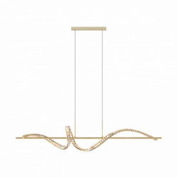 Lampa wisząca złota z kryształkami ATHESA, LED 26W 2700-6000K - MD3170-1-3GT Zuma Line