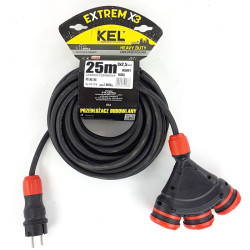 Przedłużacz budowlany 25m PS-X3/54 3x2,5 EXTREM KEL W-01178 Plastrol