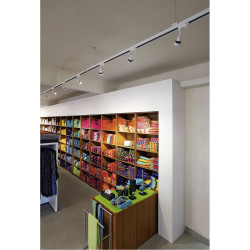 SLV 153561 PURI High Voltage Rail Light GU10 White Rotatable &amp; Swivelling