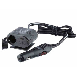 Rozgałęźnik zapalniczki x2 wersja wzmacniana 10A FUSE