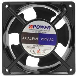 Wentylator 120x38 230V TX12038 HBT Terminal kulka NEPOWER 200-240V 0,14A 3000RPM