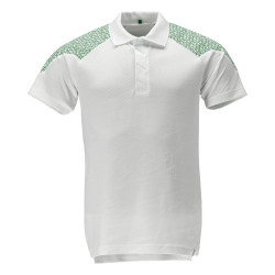 20083 Polo Shirt 2XL white/grass green