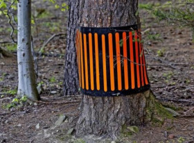 Osłona sygnalizacyjna zabezpieczająca drzewo, pomarańczowo-czarna PK10 PK06413