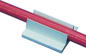 Mounting base, max. bundle Ø 7 mm, PVC, white, self-adhesive, (L x W x H) 25.4 x 21.3 x 9.1 mm, AMC25-AT-C10