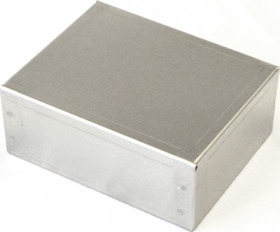 Aluminum enclosure, (L x W x H) 127 x 102 x 51 mm, natural, 1444-542