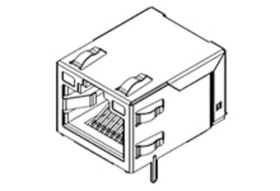 Złącze RJ45 Żeński Złącze RJ45 Przewlekany Cat5, Cat5e Molex, 90°, 8P8C-żyłowe