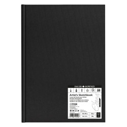 Daler-Rowney D833120400 Ebony Extra White H/B Sketchbook A4 Portrait 130g 46Sh