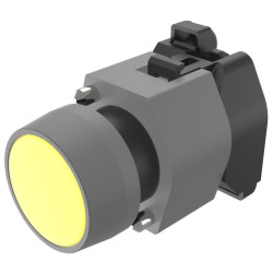 Element wykonawczy przycisku, Siłownik, do uzytku z: Urządzenia przełączające, Szary, 29, Utrzymane