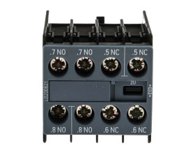 Styk pomocniczy Siemens 4 2NC + 2NO 3RH2 Śruba Zatrzask