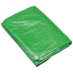Sealey TARP1216G Tarpaulin 3.66 x 4.88mtr Green