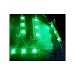 PODŚWIETLENIE LISTWA 3 LED FLUX ZIELONA 12V WODOSZCZELNA