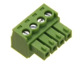 TBMF 3804R listwa zaciskowa żeńska 4pin; raster 3,81mm