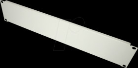 GC-N0043 19" blind plate, 2U, light grey
