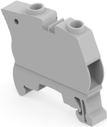Screw terminal block, screw connection, 16 mm², 2 pole, 76 A, 8 kV, gray, 1SNK510010R0000