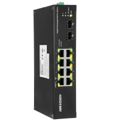 DS-3T0510HP-E/HS - switch przemysłowy, gigabitowy PoE 8-port + 2 SFP