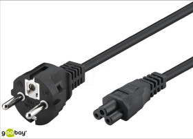 93586 Netzkabel (Schutzkontakt), 1,8 m, schwarz