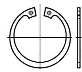 Pierścień zabezpieczający TOOLCRAFT TO-6855228 1000 szt.