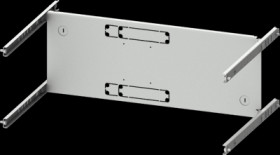 Mounting plate, metal, (L x W x H x D) 600 x 600 x 200 x 400 mm, for 3KL-, 3KA711, 3- or 4 pole, 8PQ6000-2BA53