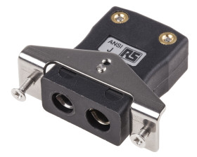 Złącze termoparowe Złącze termoparowe RS PRO do Termopara typu J Standardowy Uchwyt ze stali nierdzewnej