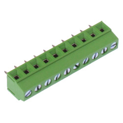 10-Way 3.81mm PCB Terminal Block Green 10A 150V