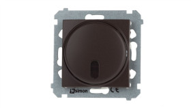 Simon 54 Ściemniacz Naciskowy Zdalnie Sterowany 20–500W Brąz Mat Ds13t.01/46