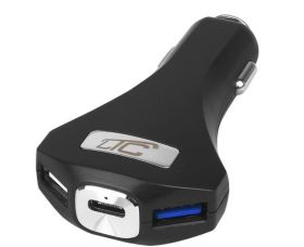 Ładowarka samochodowa USB QC3.0 3A + TYPE-C 3A + USB 3A