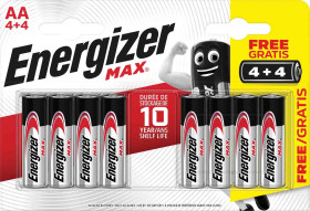 Baterie AA Energizer 1.5V, alkaliczna 2.5Ah Energizer MAX