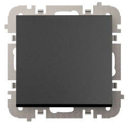 Vestra Łącznik krzyżowy bez ramki podtynkowy IP20 czarny 3815-19